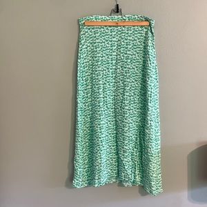 H&M side zip slit midi skirt